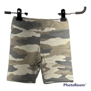 NWT Nordstrom Rack Freshman 1996 Girls Bike Shorts Tan/Green RusCamo Small (7)